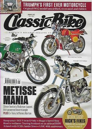 1) Multi Pack Saver ;- Classic Bike January 2022 & Old Bike Australasia No.97
