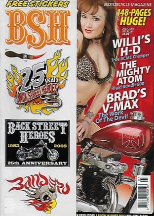 Back Street Heroes Magazine - Issue No 291 / July 2008