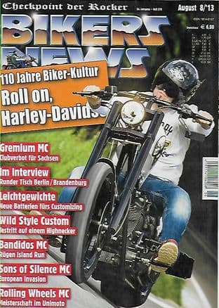 Bikers News Magazine - Issue 2013-08 August 2013