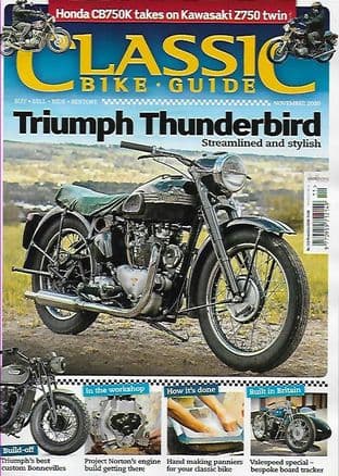 Classic Bike Guide Magazine - No.354 - November 2020