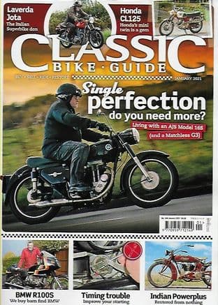 Classic Bike Guide Magazine - No.356 January 2021