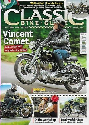 Classic Bike Guide Magazine - No.358 March 2021