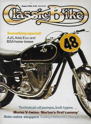 Classic Bike Magazine - 1985-08 August 1985