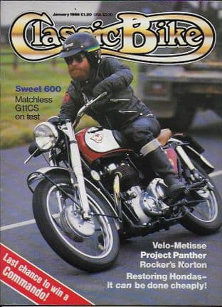 Classic Bike Magazine - 1986-01 January 1986