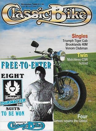 Classic Bike Magazine - 1986-11 November 1986