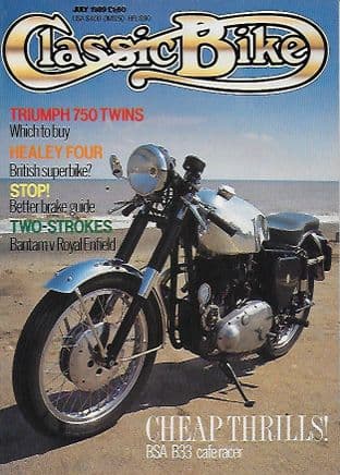 Classic Bike Magazine - 1989-07 July 1989