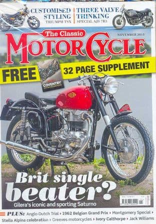 Classic Motorcycle Magazine - 2015-11 November 2015
