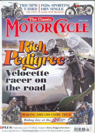 Classic Motorcycle Magazine - 2016-06 June 2016