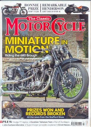 Classic Motorcycle Magazine - 2016-07 July 2016