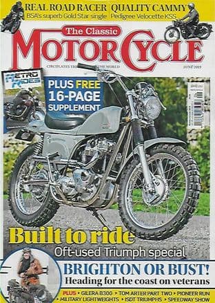 Classic Motorcycle Magazine - 2019-06 June 2019