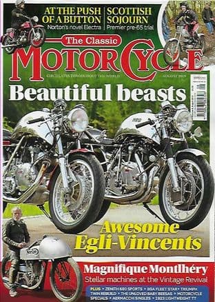 Classic Motorcycle Magazine - 2019-08 August 2019 (Egli - Vincents/ Montlhery