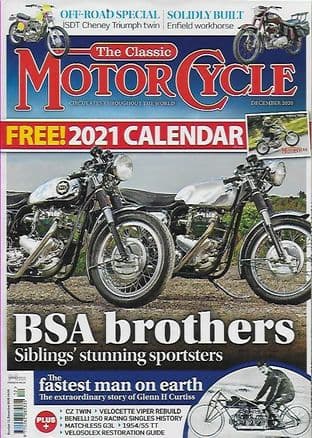 Classic Motorcycle Magazine - 2020-12 December 2020 (Includes 2021 Calendar)
