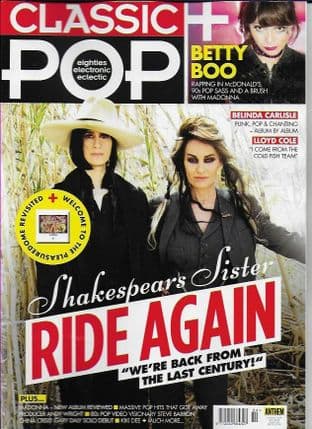 Classic Pop Magazine - Issue 54 / July  2019 (Shakespears Sister Ride Again)