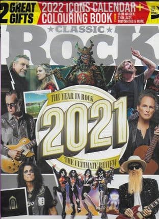 Classic Rock Magazine - Issue No.296 January 2022 (The Year In Rock 2021 The Ultimate Review)