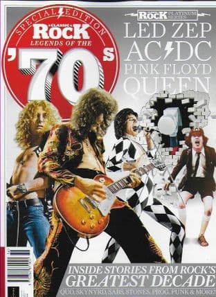 Classic Rock Platinum Series Magazine - Issue 36 Legends of the 70's (Led Zep/AC-DC/Pink Floyd/Queen