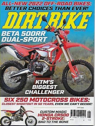Dirt Bike Magazine - Issue 2022-01 /  January 2022