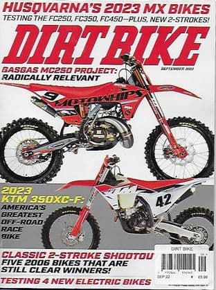 Dirt Bike Magazine - Issue 2022-09 /  September 2022
