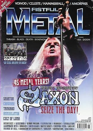 Fistful Of Metal Magazine - Issue 6 (Featuring SAXON)