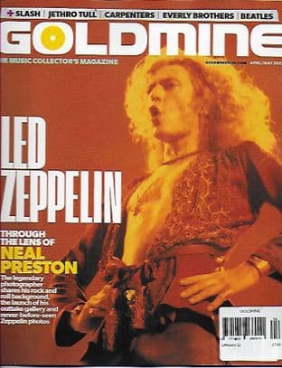 Goldmine Magazine -A/May 2022 (Featuring LED ZEPPELIN)