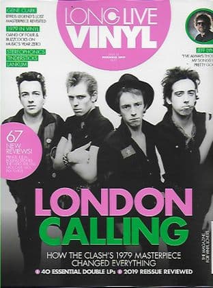 Long Live Vinyl Magazine -Issue. 33 / December 2019  (CLASH'S - 1979 Masterpiece LONDON CALLING)