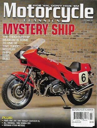 Motorcycle Classics USA Magazine - Issue 2023 - 07/08 J/August 2023