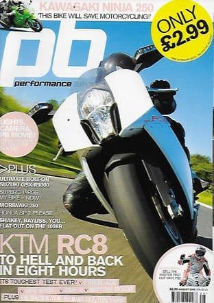 Performance Bikes Magazine  - Issue August 2008