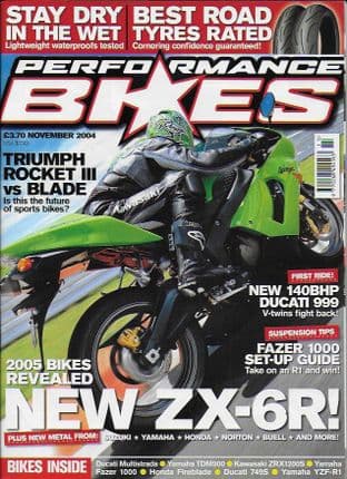 Performance Bikes Magazine  - Issue November 2004