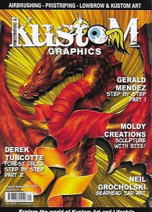 Pinstriping & Kustom Graphics Magazine - No.075 / A/September 2019