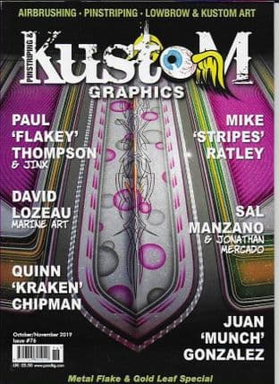 Pinstriping & Kustom Graphics Magazine - No.076 / O/November 2019