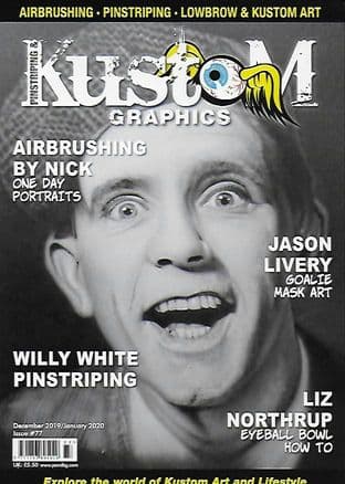 Pinstriping & Kustom Graphics Magazine - No.077 / D-January 2020