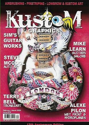 Pinstriping & Kustom Graphics Magazine - No.078 / F-March 2020