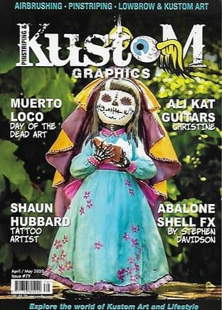 Pinstriping & Kustom Graphics Magazine - No.079  / A-May 2020