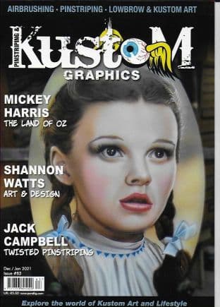 Pinstriping & Kustom Graphics Magazine - No.083  / D-January 2021