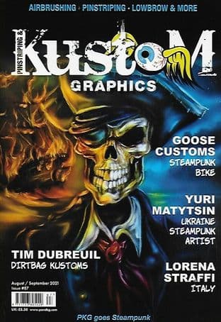 Pinstriping & Kustom Graphics Magazine - No.087  / S-October 2021