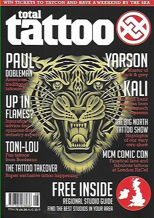 Total Tattoo Magazine - No.178 / August 2019 (Including Regional Studio Guide)