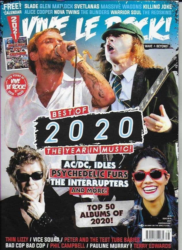 Vive Le Rock Magazine - Issue 78 (Featuring  BEST oF 2020)