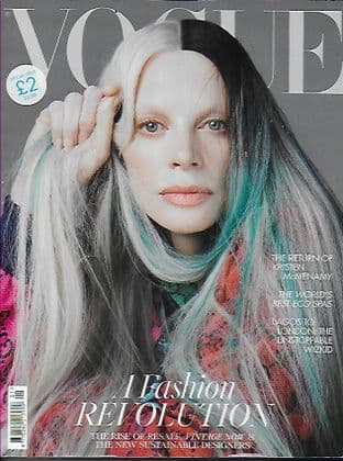 VOGUE U.K. Magazine - Issue 2022-01 January 2022 A Fashion Revolution RESALE OF VINTAGE)
