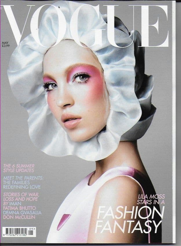 VOGUE U.K. Magazine Issue 2022-05 May 2022 (Cover LILA MOSS)