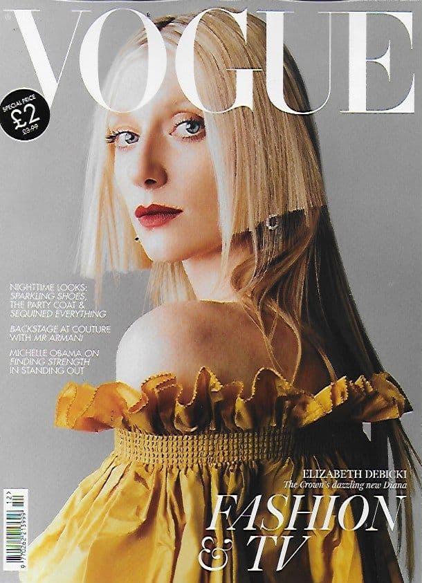 VOGUE U.K. Magazine Issue 2022-11 December 2022 (Elizabeth Debicki Cover)
