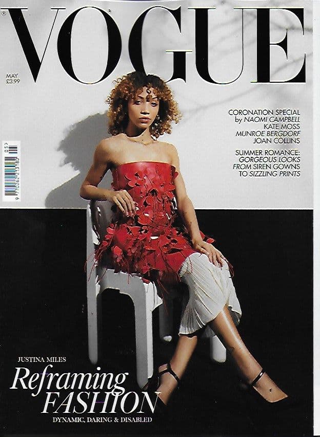 VOGUE U.K. Magazine Issue 2023-05 May 2023 (Justina Miles Cover)