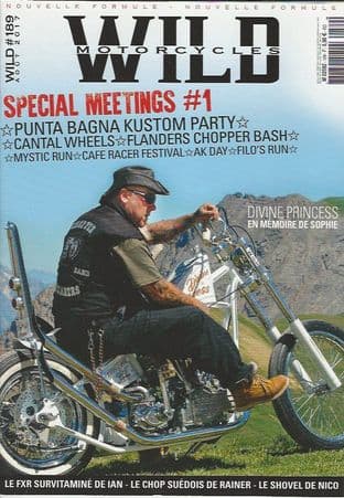 Wild Motorcycles Magazine - Issue 189 / August 2017