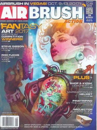 Airbrush Action Magazine - 2017-0708 J/August 2017 (1 Damaged Copy Only)
